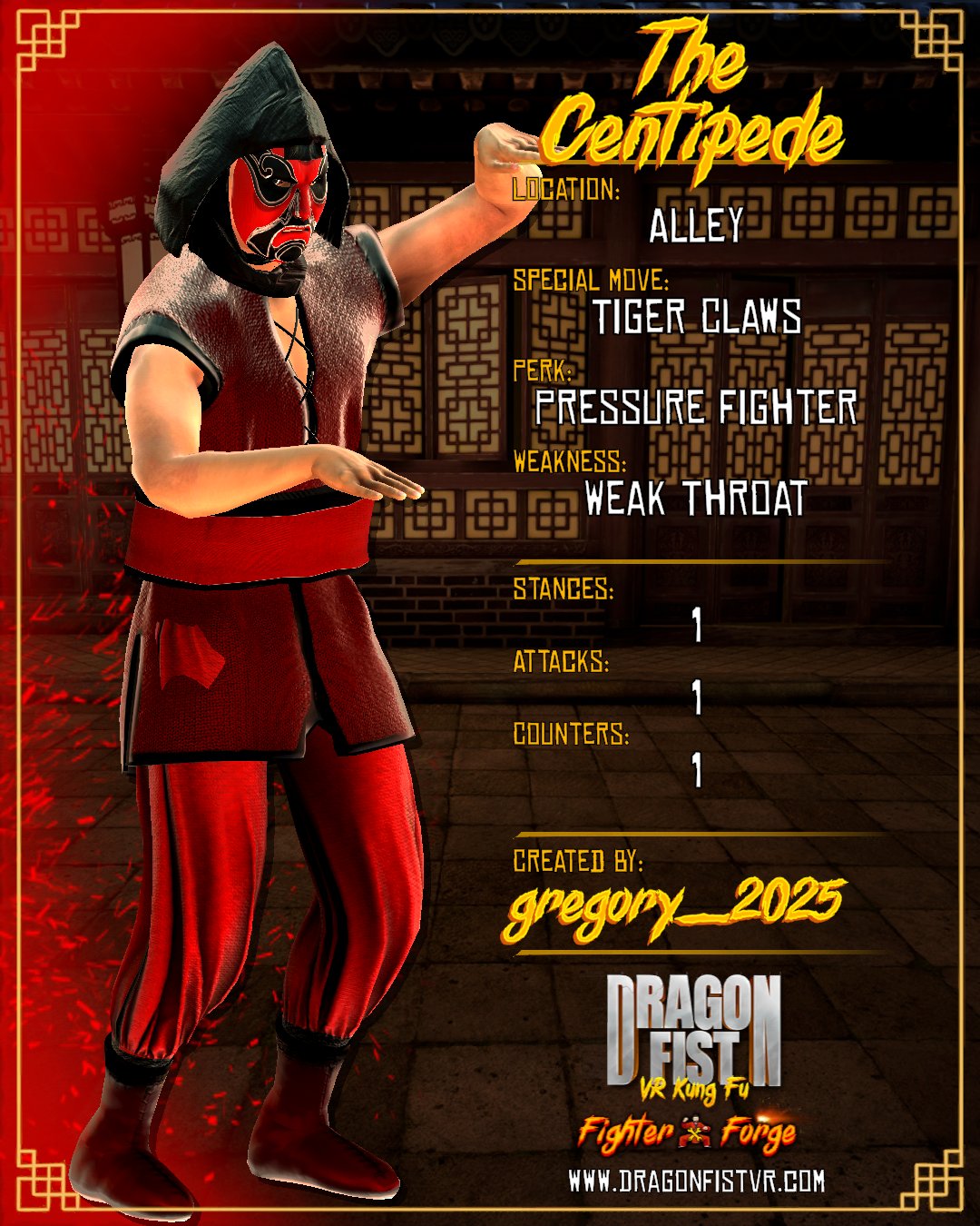 The Centipede - Created By: gregory_2025